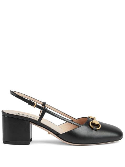 gucci slingback horsebit|Gucci Horsebit flats.